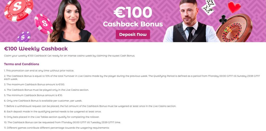 SlottoJAM Casino - €100 Weekly Cashback