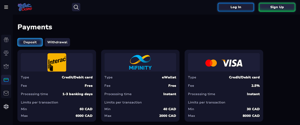 7bit-casino-payment-methods