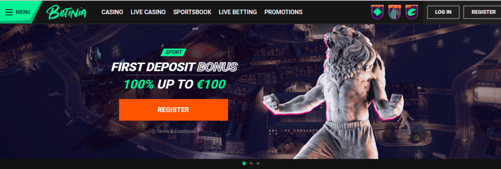 Betinia-Casino-Homepage