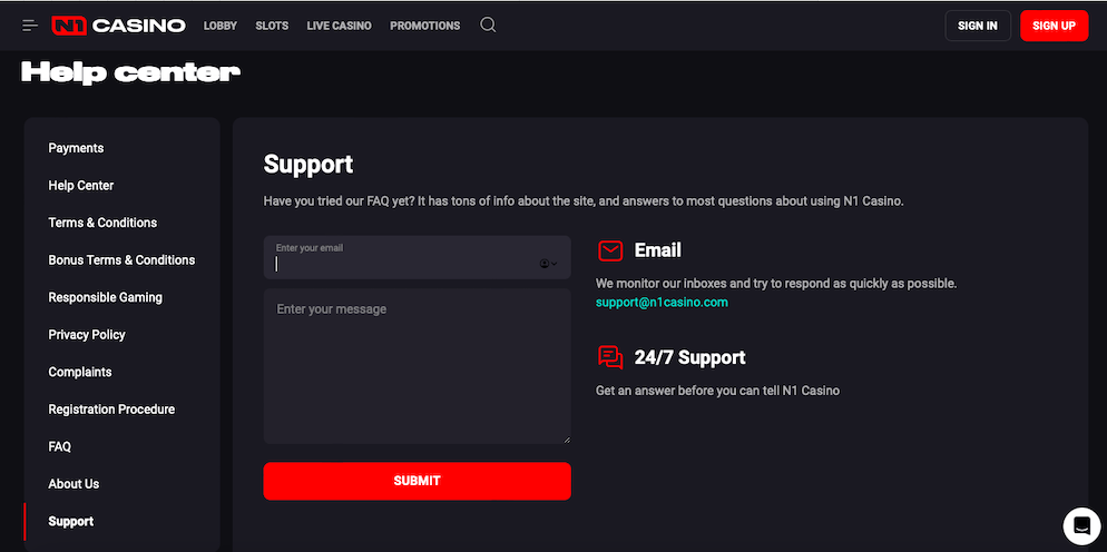 n1-casino-customer-support