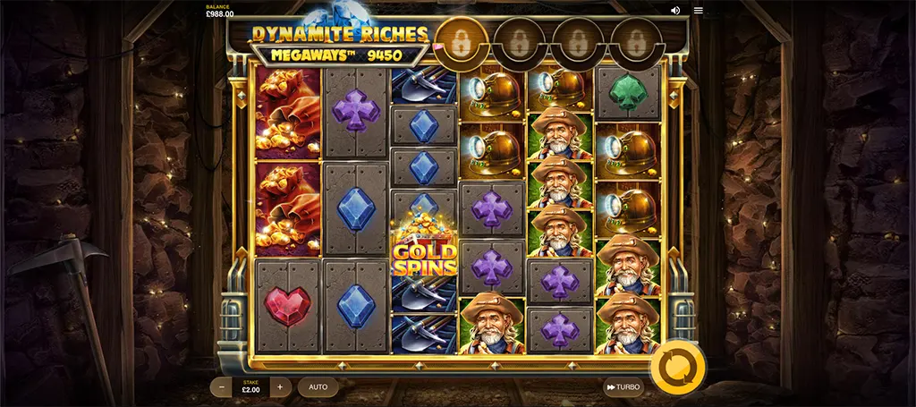 Dynamite Riches Megaways - Features