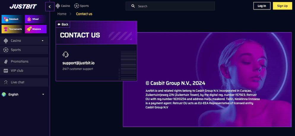 justbit-casino-contact