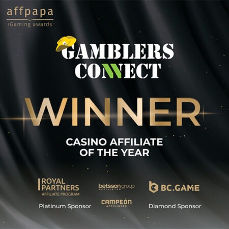 Gamblers Connect Is The Winner Of The 2022 “Casino Affiliate Of The Year” At The AffPapa iGaming Awards