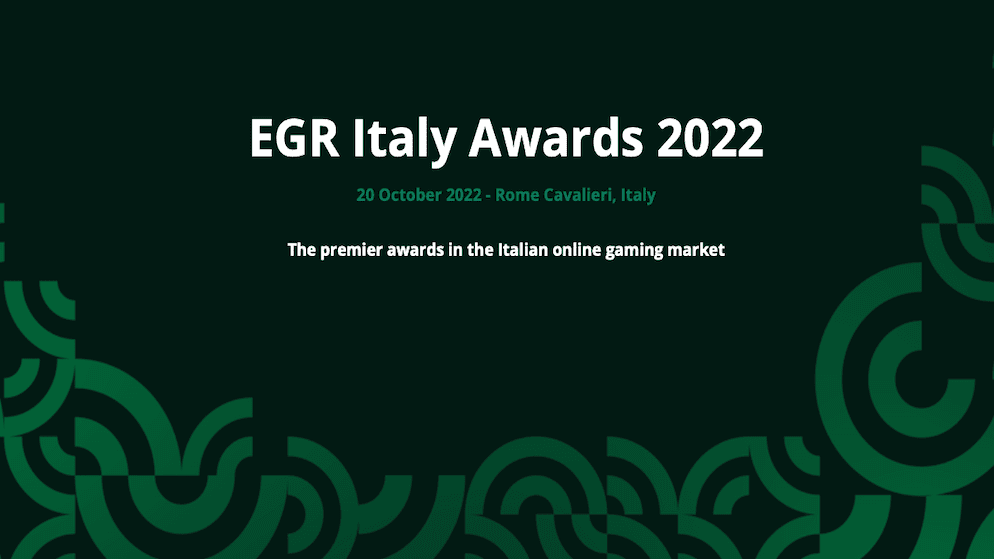 The 2022 EGR iGaming Awards In Rome Italy