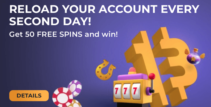 13bets.io Casino – Reload your account every second day!