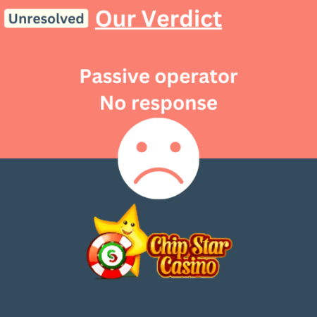 ChipStar Casino > Withdrawal issue