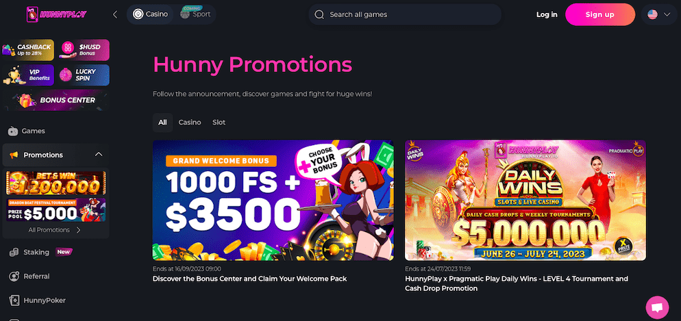 HunnyPlay Casino