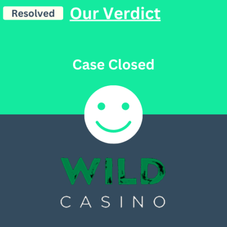 Wild Casino > Withdrawal