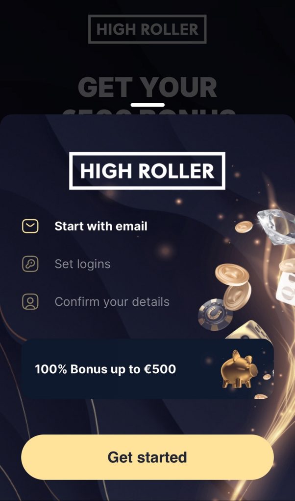 High-Roller-Mobile-Casino-Register