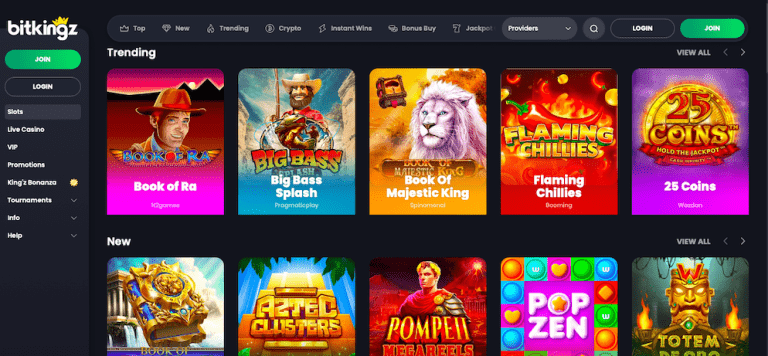 Bitkingz Casino Review 2025 - Promising Gambling Provider