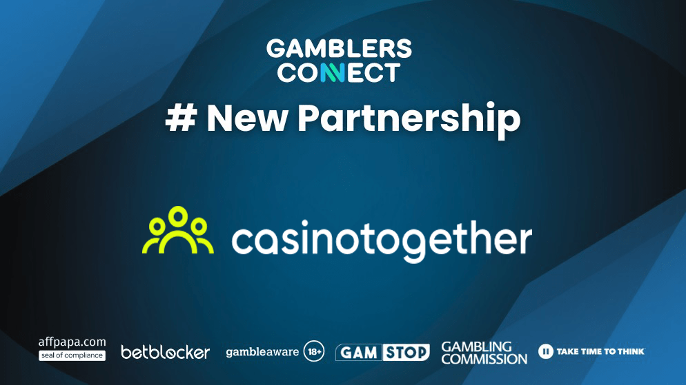 CasinoTogether has officially partnered with Gamblers Connect