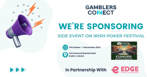 Gamblers Connect Will Sponsor A Poker Tournament At The Upcoming Irish Poker Festival – Powered by EDGE Europe’s Gaming Expo