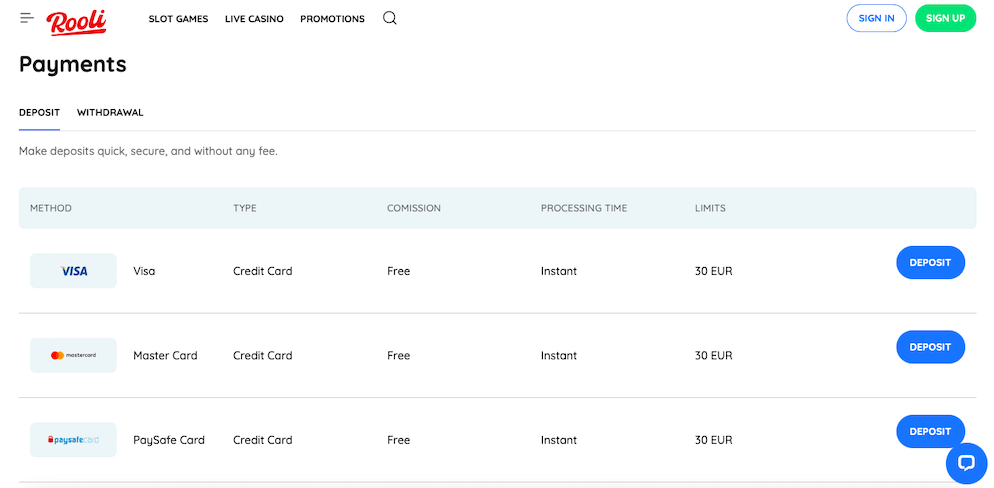 Rooli-Casino-Payments