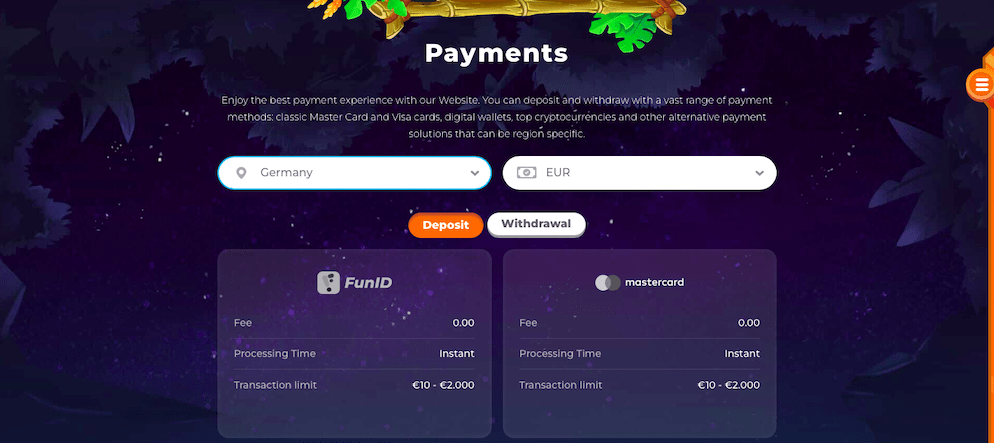 wazamba-casino-payment-methods