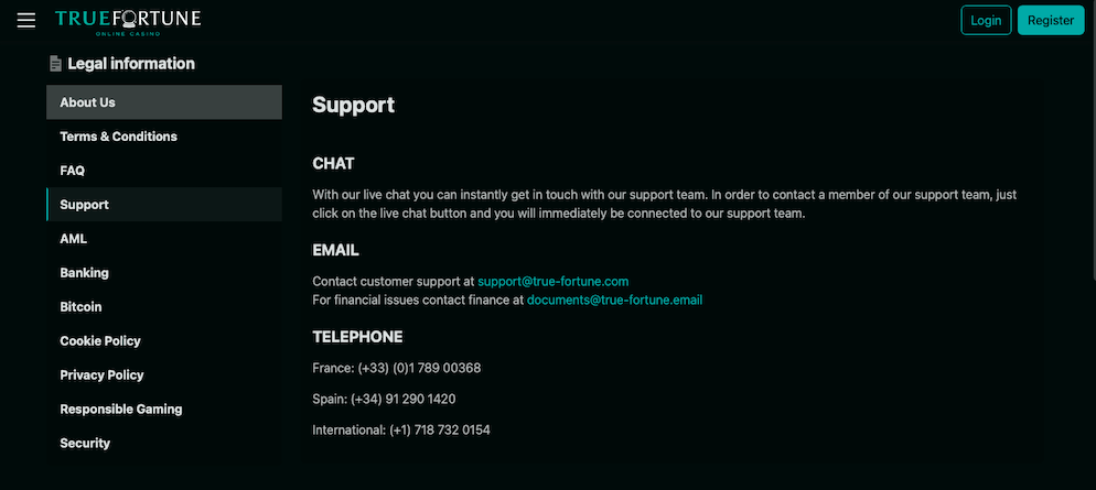 true-fortune-casino-customer-support