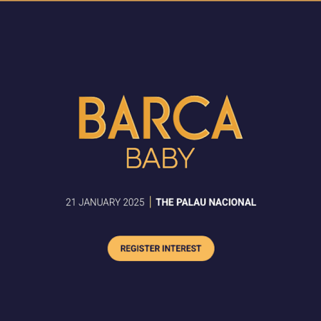 Barca Baby 2025 by SBC