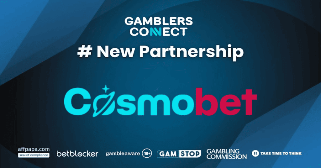 CosmoBet Casino & Gamblers Connect Enter A New Partnership