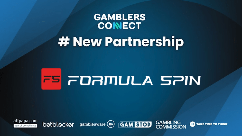 Formula Spin (featured) & Gamblers Connect Enter A Partnership