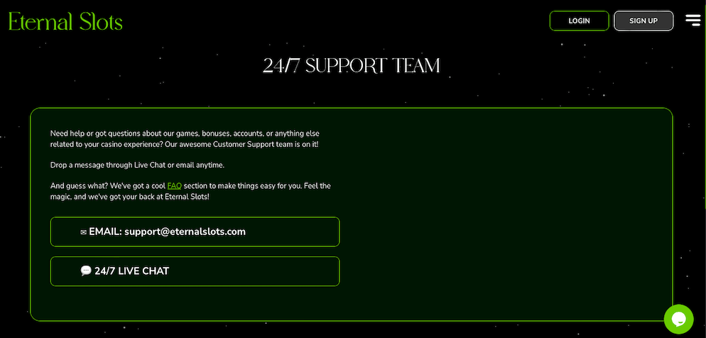 eternal-slots-customer-support