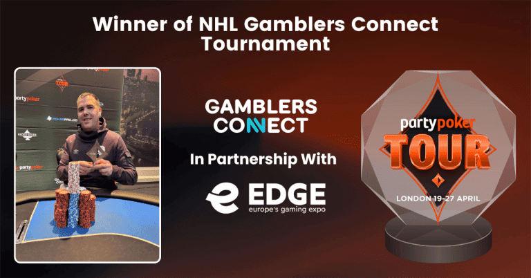 Jason Smith Is The Winner of The NHL Gamblers Connect Side Tournament at The PartyPoker Tour