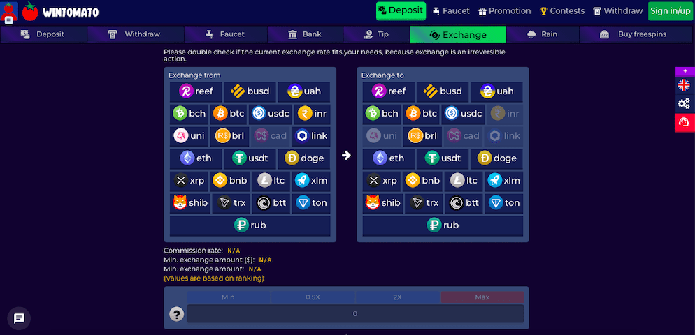 wintomato-casino-crypto