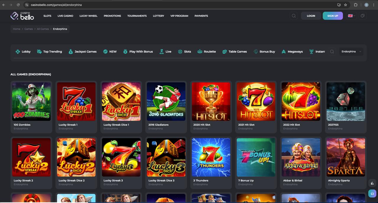 Casino Bello Games