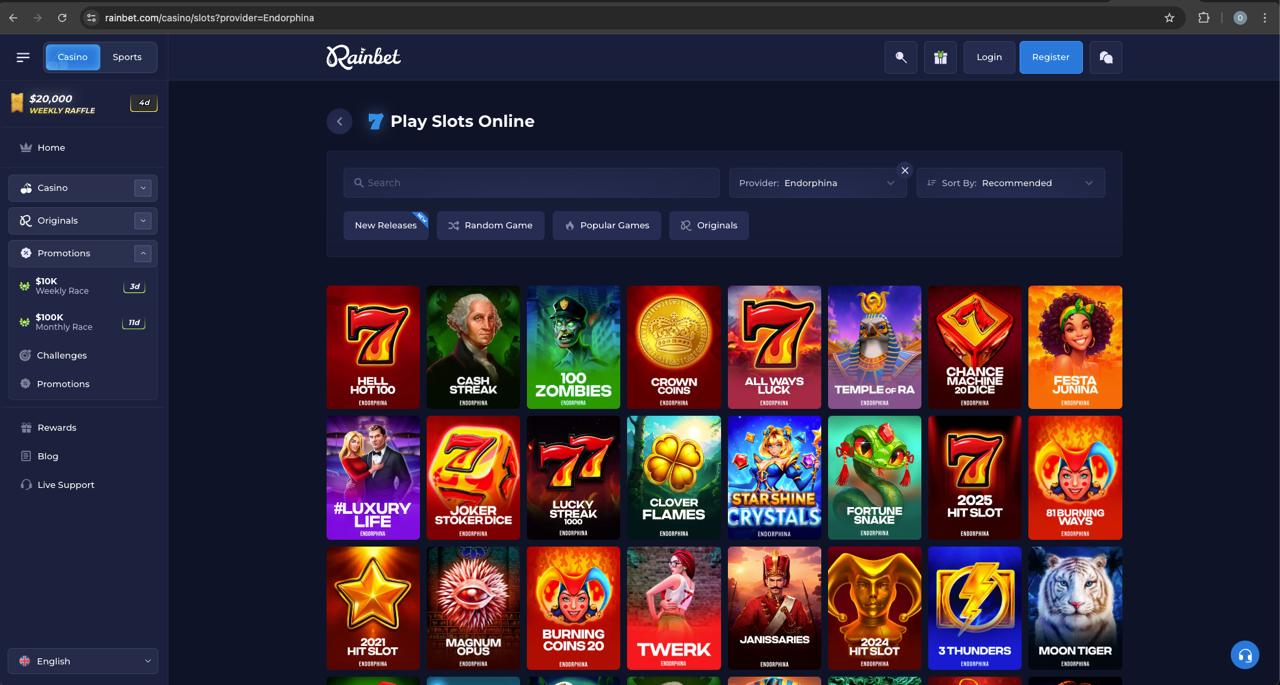 Rainbet Games