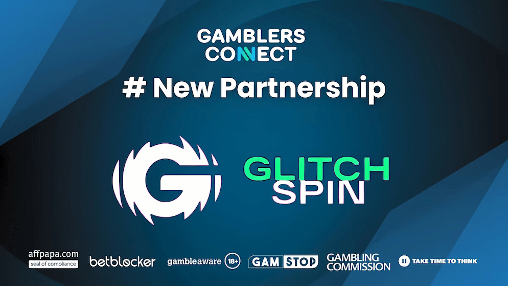 GlitchSpin Casino (featured) & Gamblers Connect Enter A Partnership
