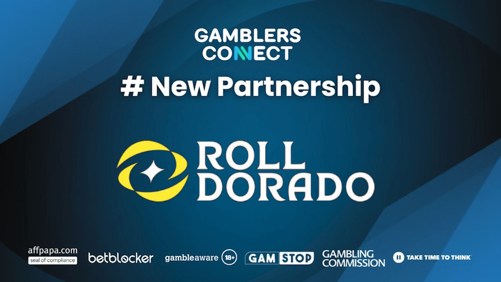Rolldorado Casino (featured) & Gamblers Connect Enter A Partnership