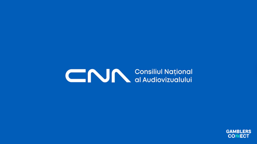 Logo for the Consiliul Național al Audiovizualului (CNA), which announced new rules for gambling advertising in Romania, effective October 6, 2025.