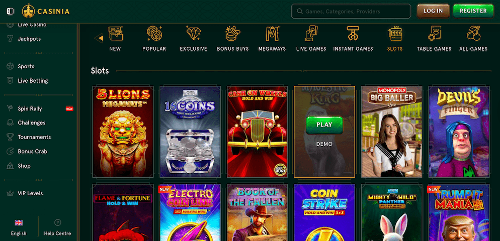 Casinia Casino Slots