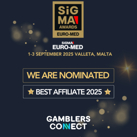 Gamblers Connect Nominated for ‘Best Affiliate 2025’ at The SiGMA EURO-MED Awards