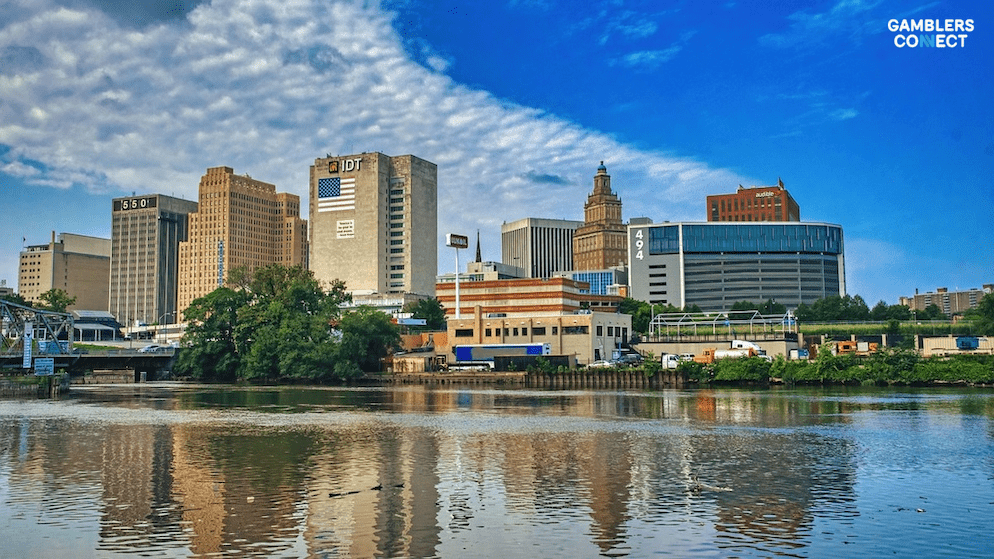 A view of Newark, New Jersey, the 'Garden State' which has become the first US state to formally prohibit sweepstakes casino operations.