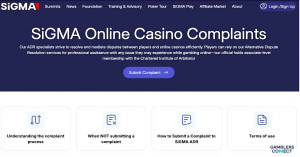 The official logo for SiGMA World ADR, a new service from SiGMA Play designed to build bridges between iGaming players and operators.