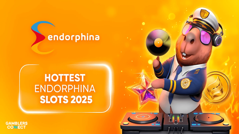 A graphic showcasing the best Endorphina slots for 2025, with the Fortune Capybara character representing the provider's fun and innovative themes.