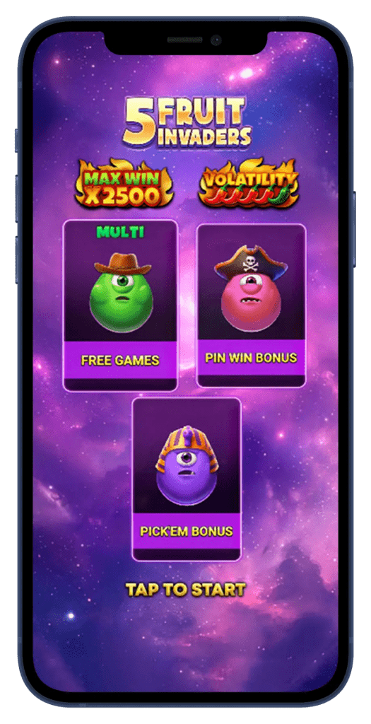 5 Fruit Invaders Load Screen