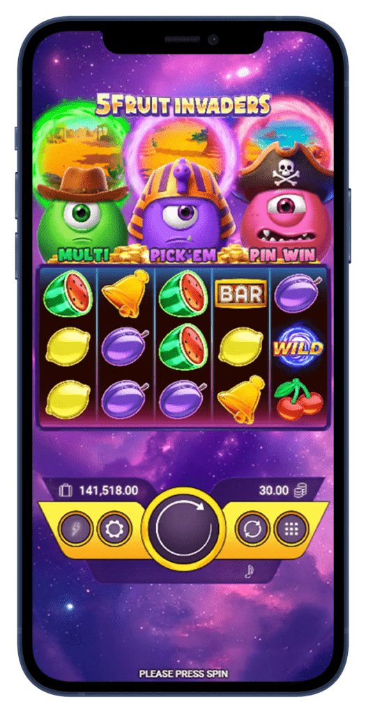 5 Fruits Invaders Gameplay