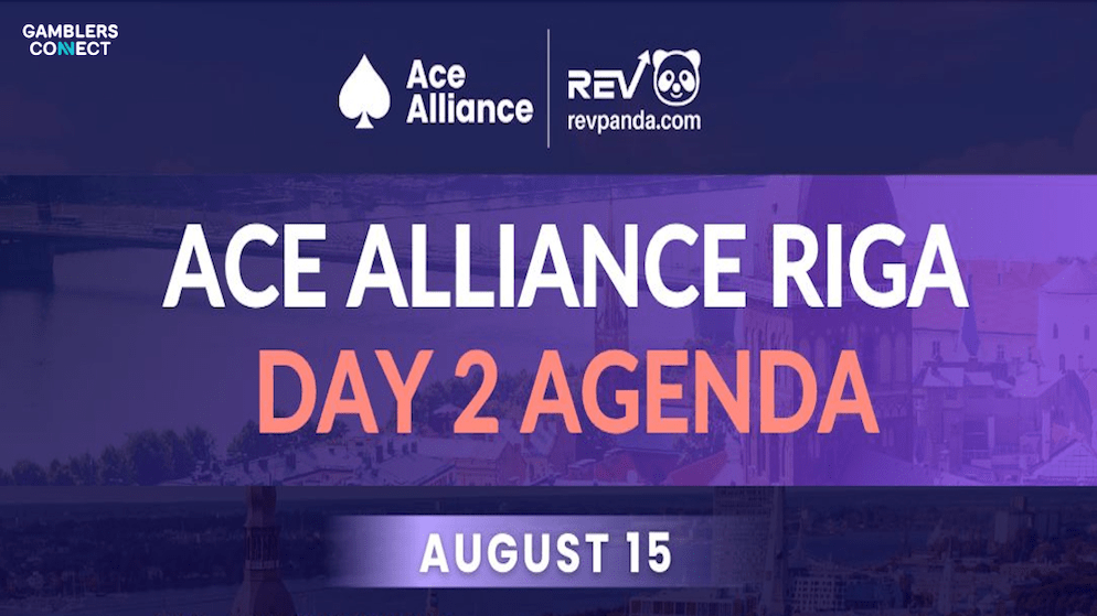 Details about the second day of the Ace Alliance iGaming conference in Riga, including business brunch, keynote sessions, a river cruise for networking, and an evening party.