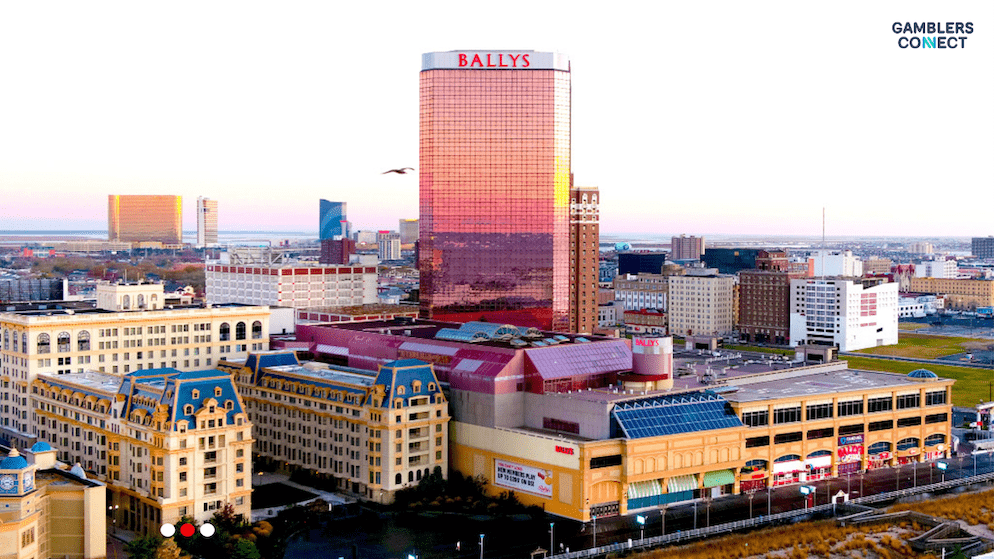 A detailed shot of the Bally's Atlantic City complex, highlighting the scale of its casino and resort operations, which saw significant revenue growth in Q2 2025.
