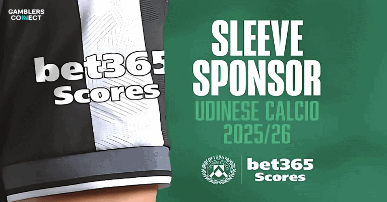 Udinese Calcio Appoints Bet365 Scores as New Sleeve Sponsor