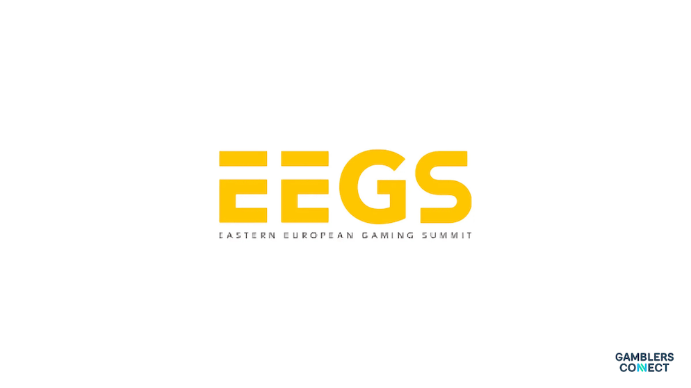 A photograph of a panel discussion or networking session at a previous Eastern European Gaming Summit (EEGS) event.