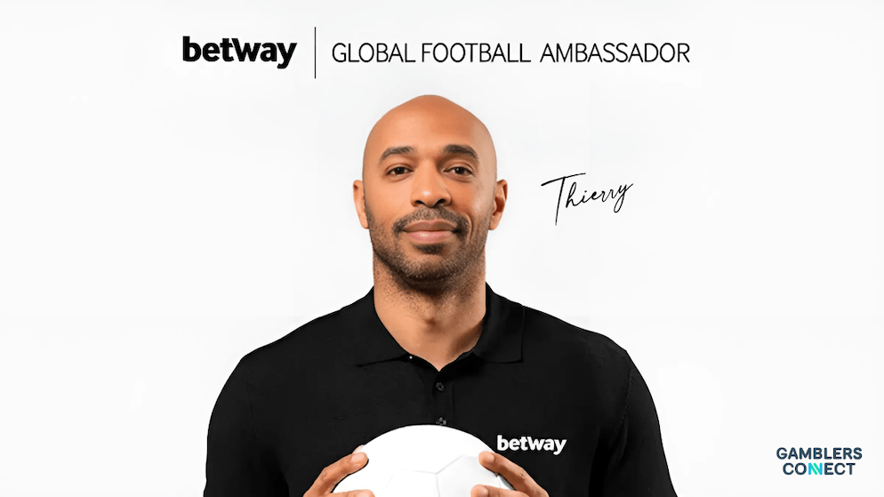Thierry Henry, a renowned figure in global football, is shown as the new ambassador for Betway, promoting the brand to football fans worldwide.