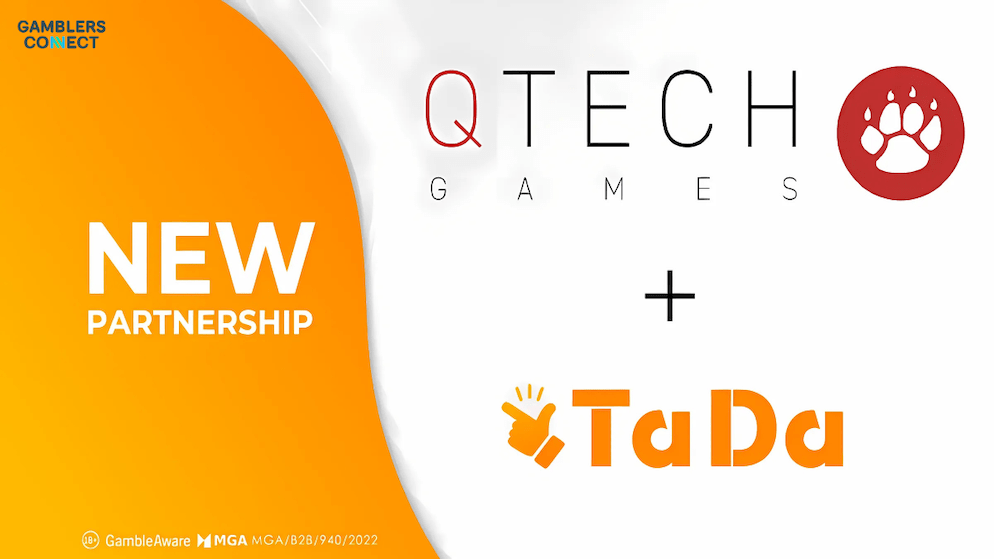 The logo of QTech Games, a leading game aggregator for emerging markets, which has now integrated TaDa Gaming's full portfolio.
