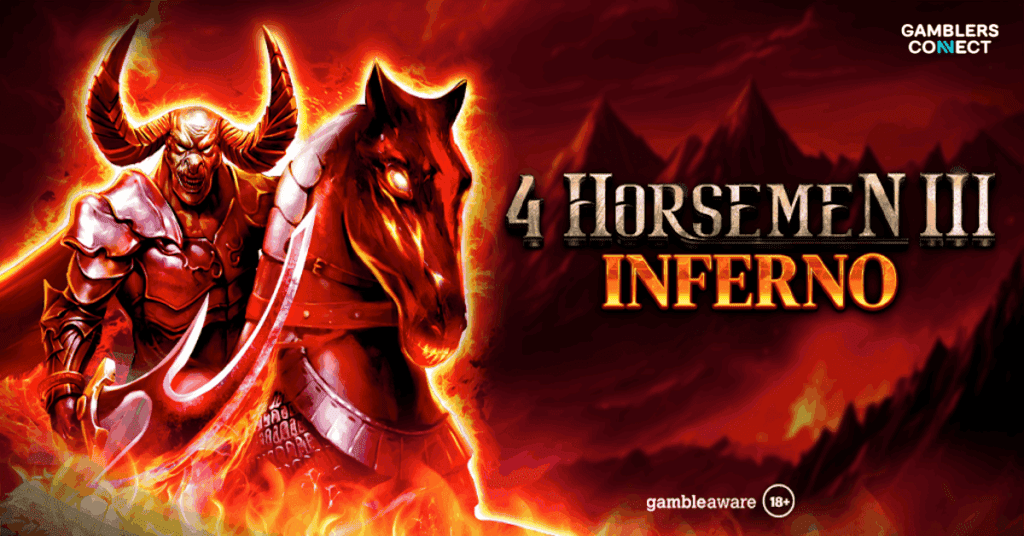 Spinomenal Expands Mythology Series with Apocalyptic “4 Horsemen III: Inferno” Slot