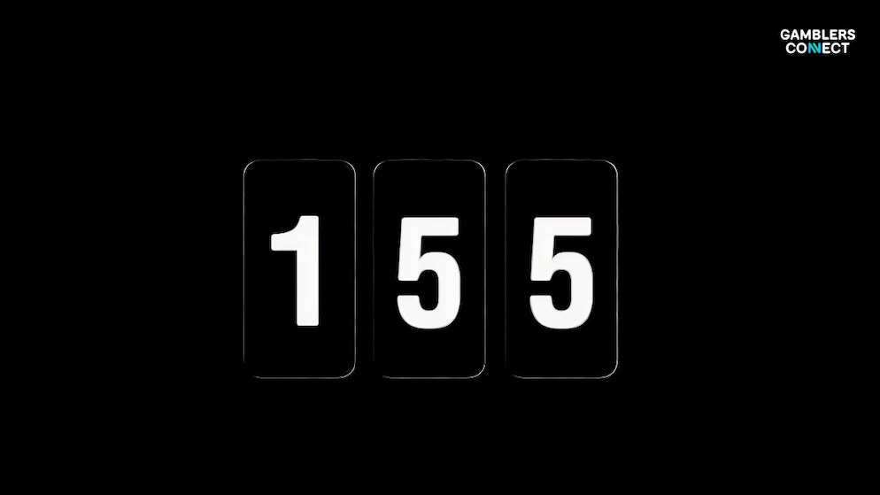 The 155.io logo displayed as digital numbers, representing the brand's innovative approach to mobile-first live gaming.
