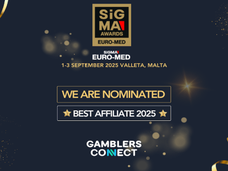 Gamblers Connect Is Nominated For The Prestigious “Best Affiliate 2025” Award at SiGMA Euro-MED
