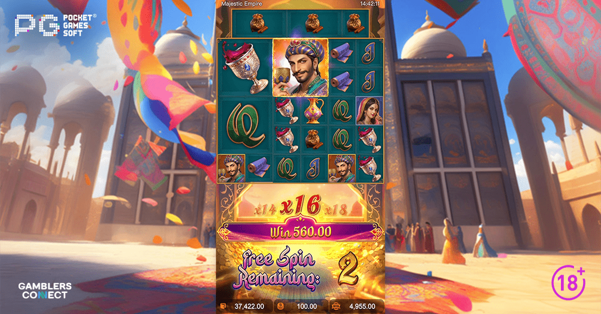 PG Soft veröffentlicht arabisch inspiriertes Automatenspiel Majestic Empire