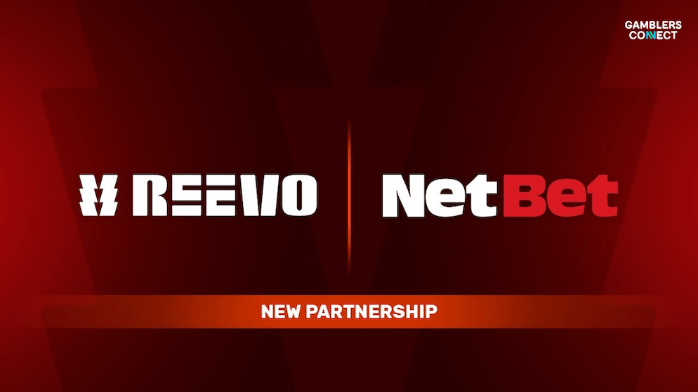 The official partnership graphic for Reevo and NetBet, announcing their strategic collaboration.
