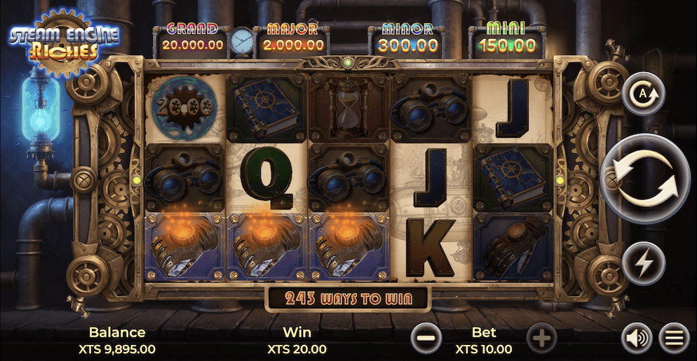 Steam Engine Riches wild