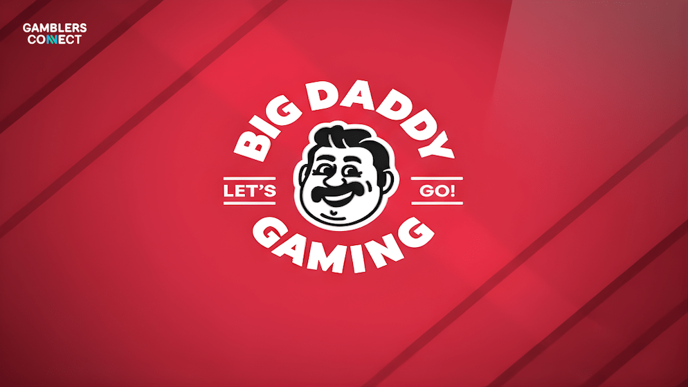 The distinctive Big Daddy Gaming logo, a symbol of the new studio's commitment to combining proven slot mechanics with creative design and humour through its "Game DNA" strategy.